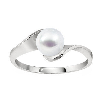 modern pearl jewelry gold, white gold pearl ring, modern pearl ring, contemporary pearl ring, modern pearl ring, cultured pearl gold ring,