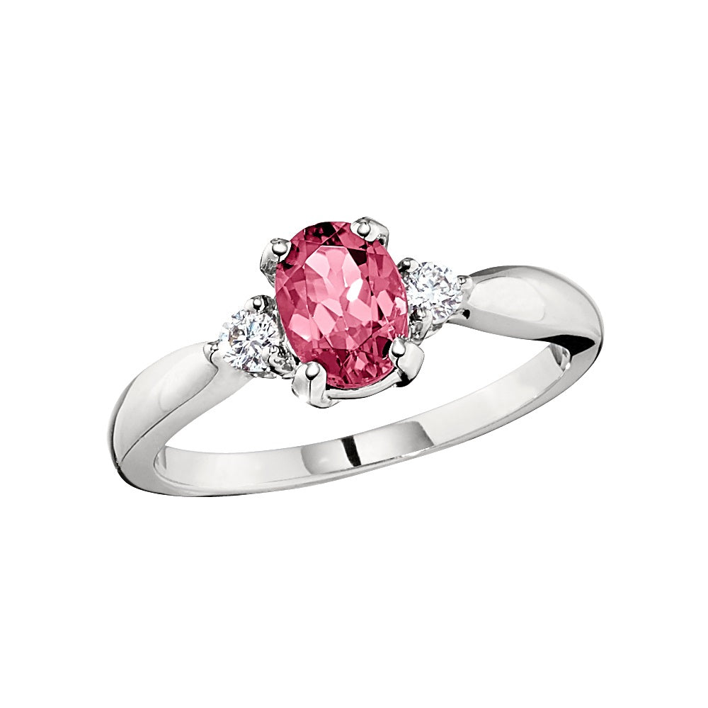 pink tourmaline ring, birthstone rings, October birthstone Pink Tourmaline, October birthstone ring, pink tourmaline dimaond ring, pink tourmaline diamond gold ring
