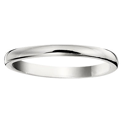 Simple Gold Bands - 2MM Low Domed