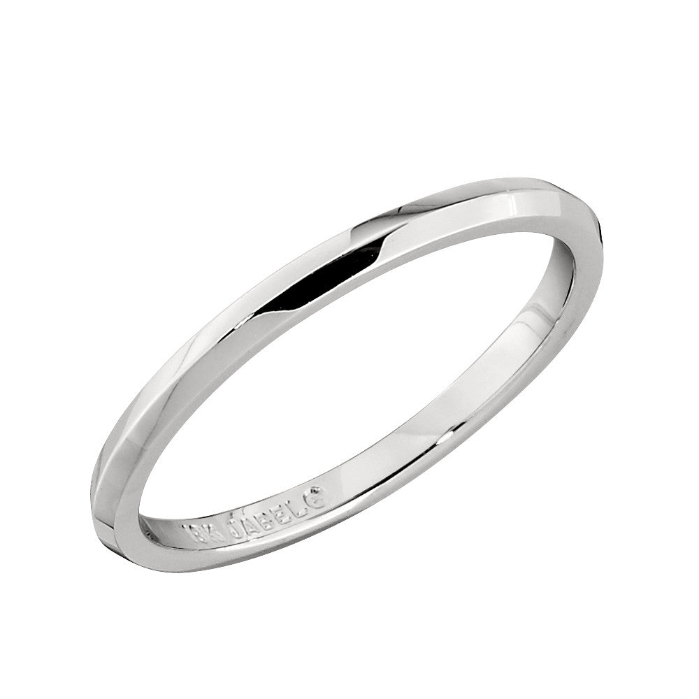Simple Gold Bands - 1.8MM Knife Edge