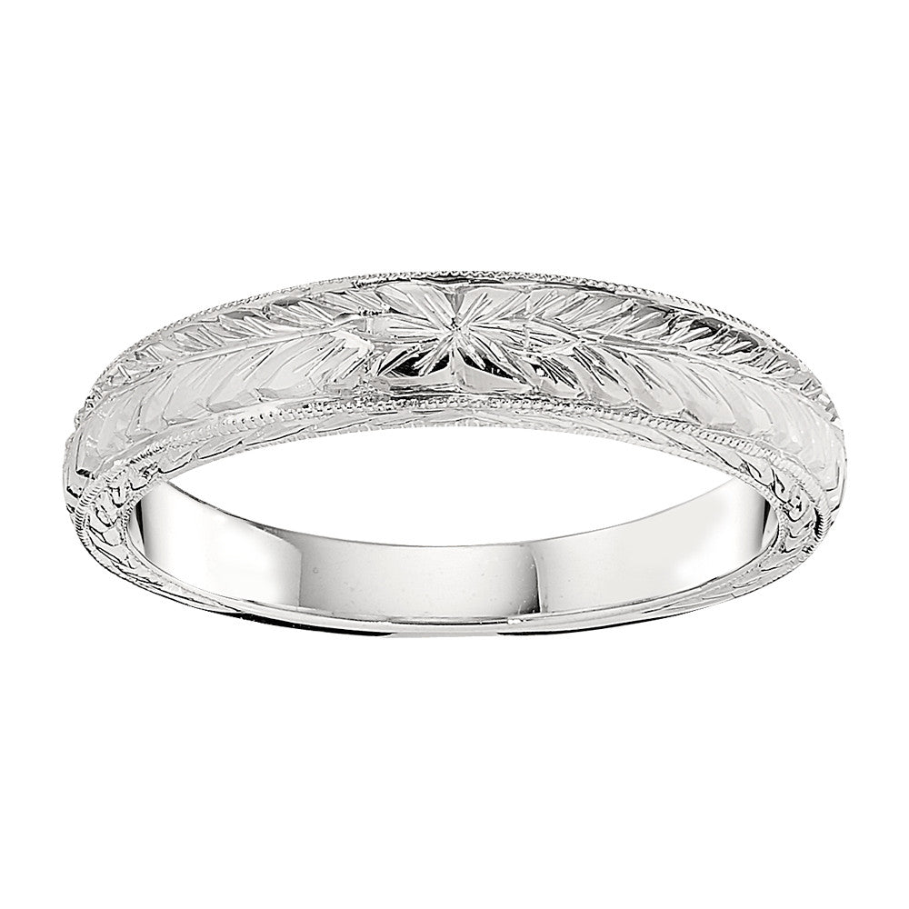 vintage engraved wedding bands, hand engraved wedding bands, Jabel engraved wedding bands, Jabel engraved wedding rings
