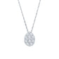 diamond cluster pendants, die struck jewelry, diamond gold pendants