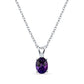 amethyst pendant, amethyst diamond pendant, amethyst diamond gold pendant, simple gemstone pendants, fancy gemstone pendants