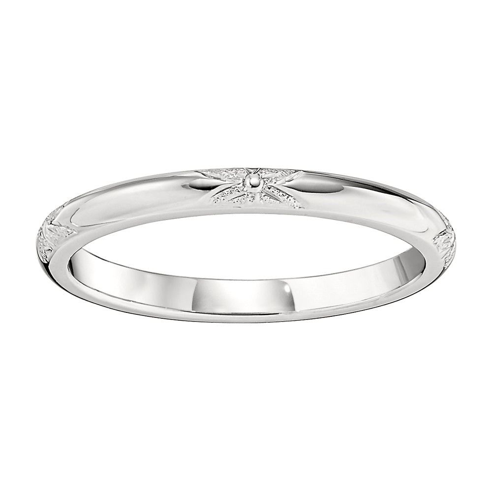 Flower Eternity Gold Band - Small