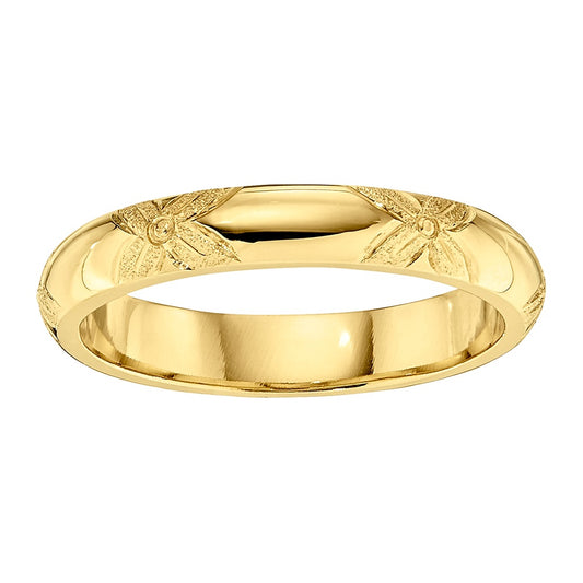 flower wedding bands, flower wedding rings, unique wedding rings, garden wedding bands, stackable wedding bands, matching wedding bands, flower gold wedding bands