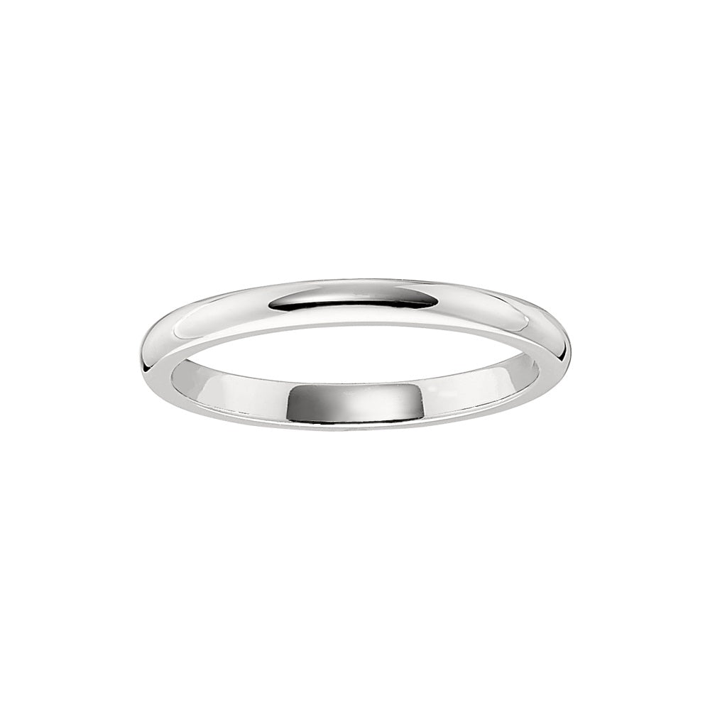 Simple Gold Band - 1.8MM Half Round