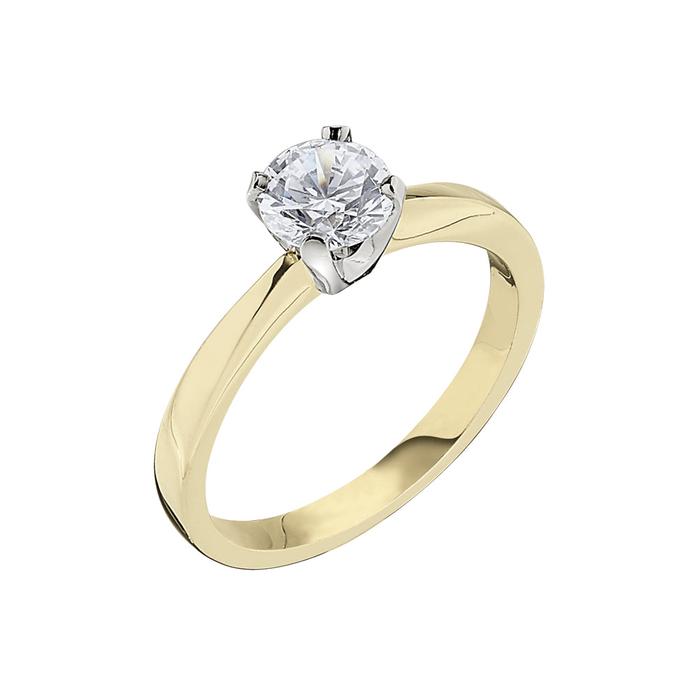 Classic Solitaire Ring Settings, solitaire engagement rings, old fashion engagement rings, sleek solaire engagement rings