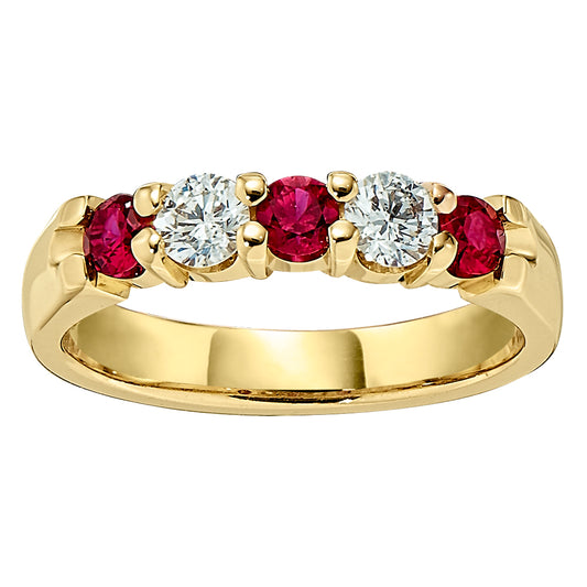 Ruby Wedding Rings, Gemstone Wedding Bands, ruby and diamond wedding bands, ruby and diamond wedding rings