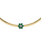 Emerald and Diamond Slide, May birthstone jewelry, emerald birthstone, jabel emerald necklace pendant, jabel die struck jewelry