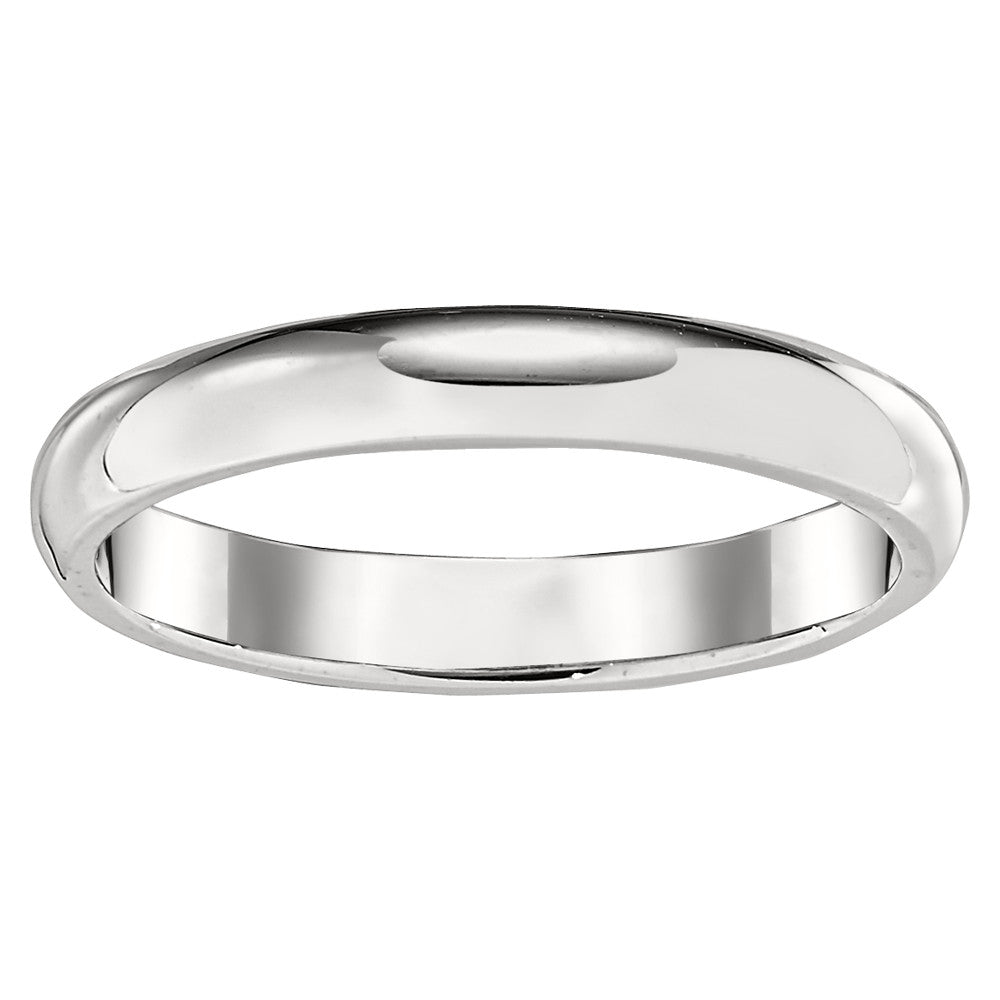 Simple Gold Band - 3MM Low Domed