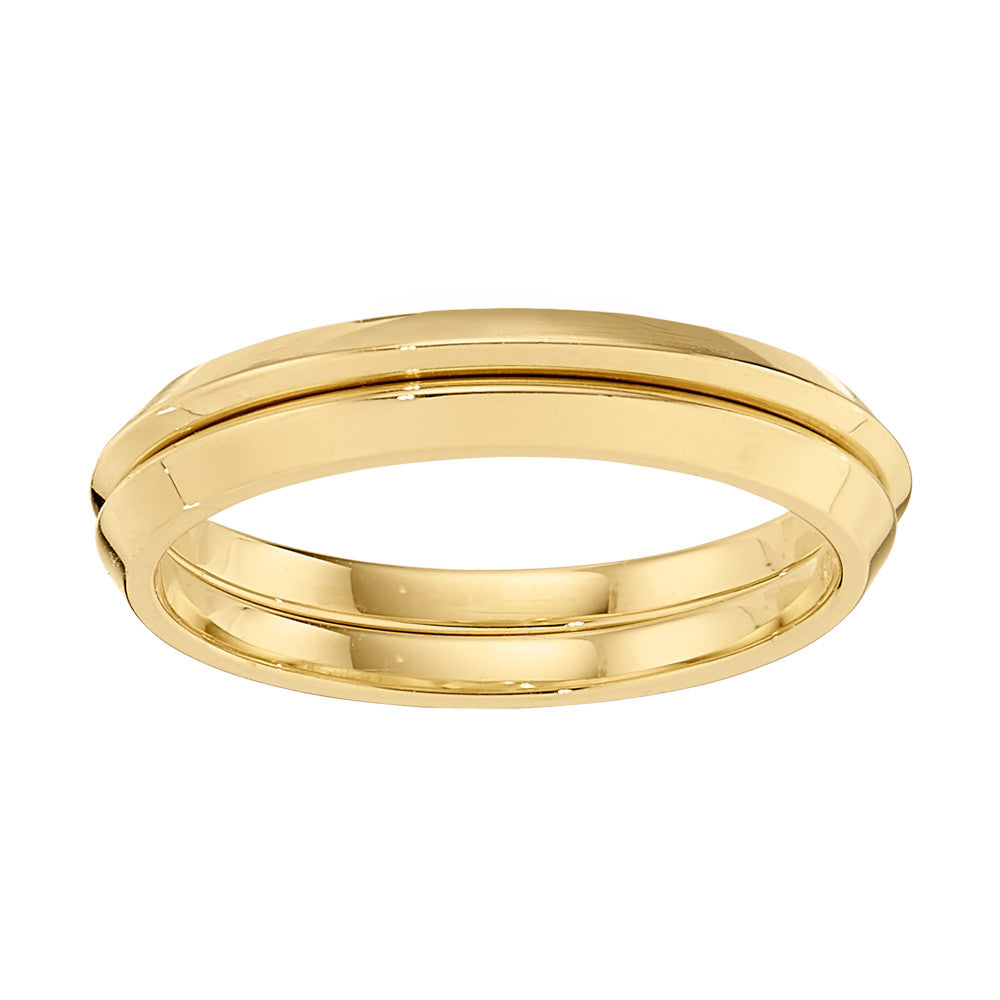 Vintage Gold Ring Guards Insert Wedding Bands Angled