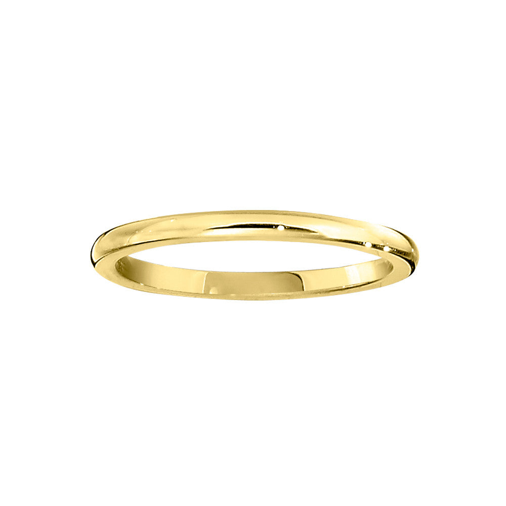 Simple Gold Band - 1.5MM Comfort Fit