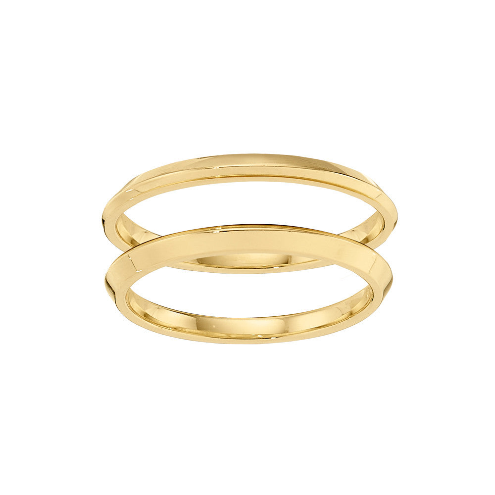 ring guard, ring guards, double wedding bands, two wedding bands, wedding bands that go on the top and bottom of my engagement ring, gold ring enhancers, gold ring guards, gold shadow bands