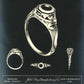 Unique engagement rings, vintage engagement rings, vintage solitaire engagement rings